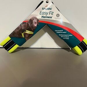 Sporn Easy Fit Dog Harness - Black and Neon Yellow
